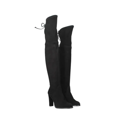 Black Leather Boot