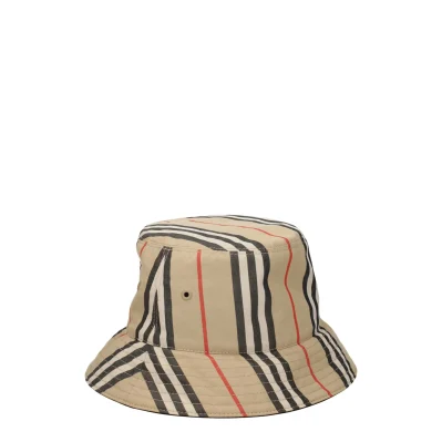 Beige Fabric Hat