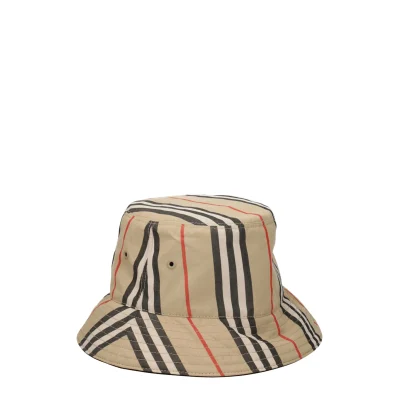 Beige Fabric Hat