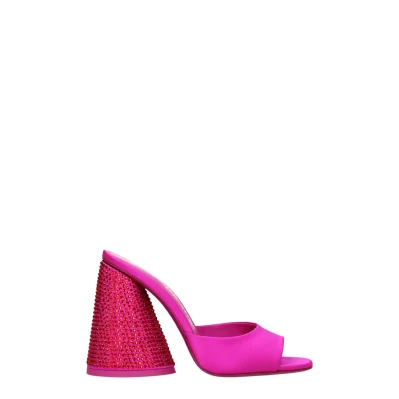 Pink Satin Sandal