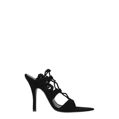 Black Leather Sandal
