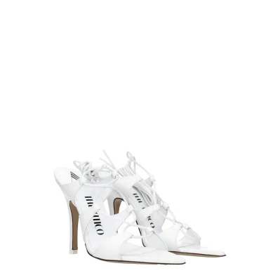 White Leather Sandal