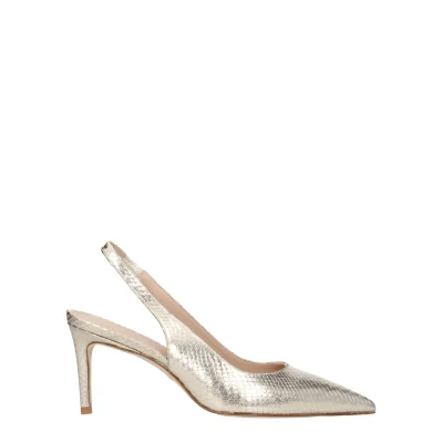 Gold Leather Sandal