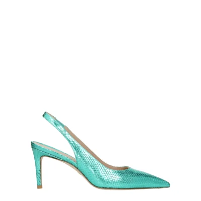 Green Leather Sandal