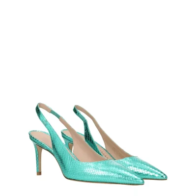 Green Leather Sandal