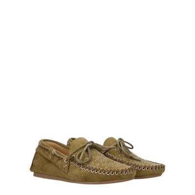 Green Leather Loafer