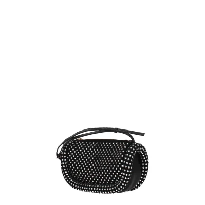 Black Leather Crossbody Bag