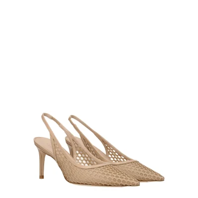 Beige Leather Sandal