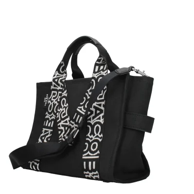 Black Fabric Handbag