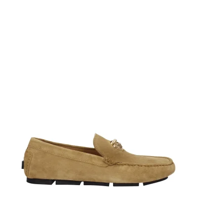 Beige Leather Loafer