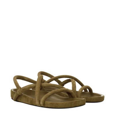 Green Leather Sandal