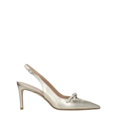 Gold Leather Sandal