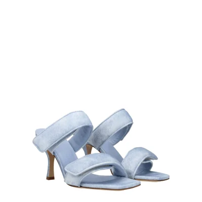 Blue Fabric Sandal