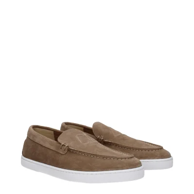 Beige Leather Loafer
