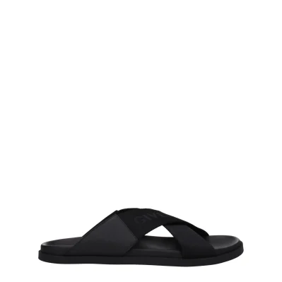 Black Fabric Slipper