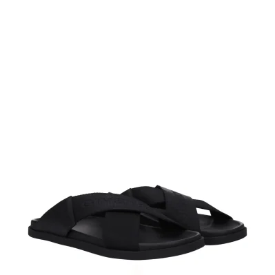 Black Fabric Slipper