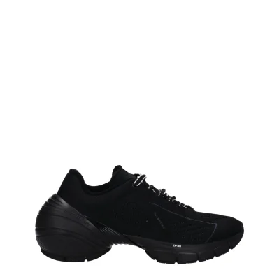 Black Fabric Sneakers