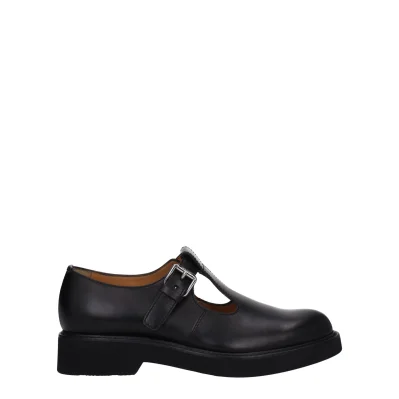 Black Leather Oxfords And Derby