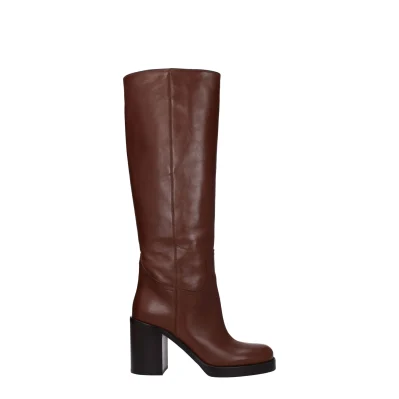 Brown Leather Boot