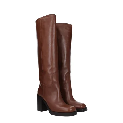 Brown Leather Boot