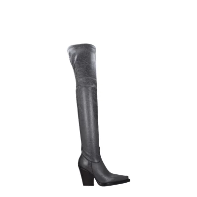 Black Leather Boot