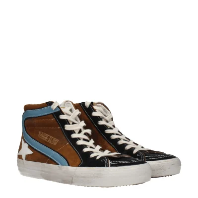 Brown Leather Sneakers