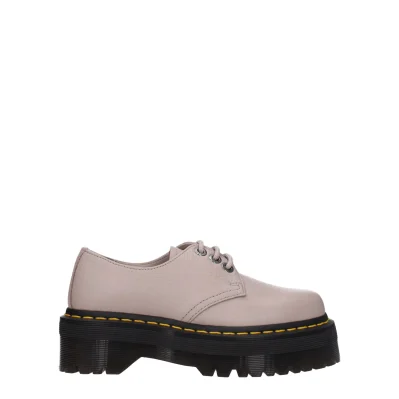 Gray Leather Oxfords And Derby