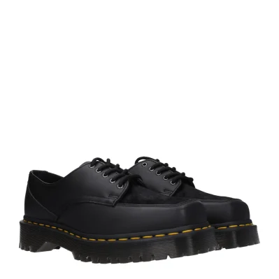 Black Leather Oxfords And Derby