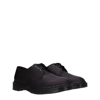 Purple Leather Oxfords And Derby