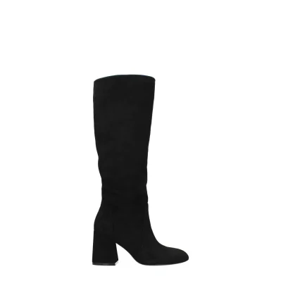 Black Leather Boot