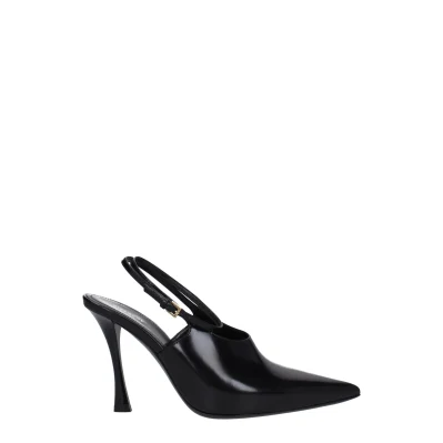 Black Leather Sandal