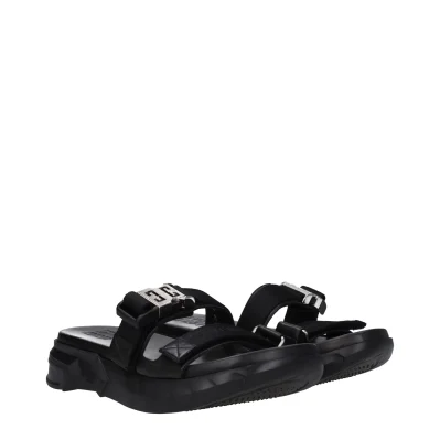Black Fabric Slipper