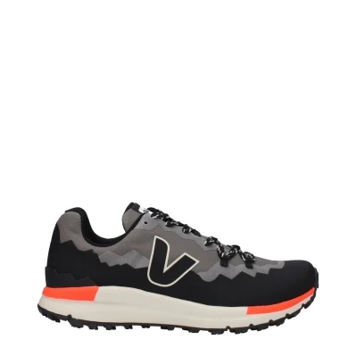 Gray Fabric Sneakers