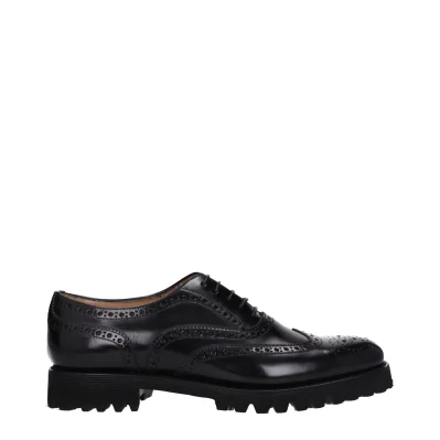 Black Leather Oxfords And Derby