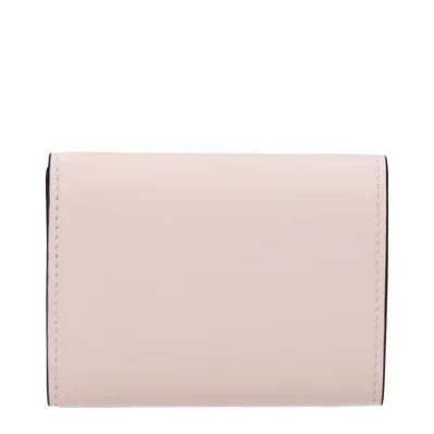 Beige Leather Wallet