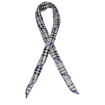 Gray Silk Foulard