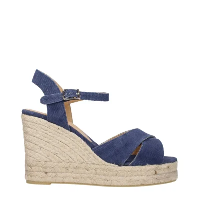 Blue Fabric Wedge