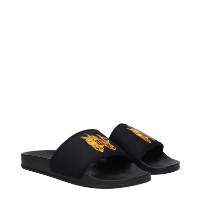 Black Fabric Slipper