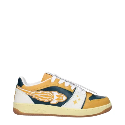 Green Leather Low Tops
