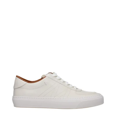 Beige Leather Low Tops