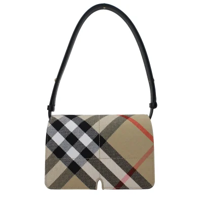 Beige Fabric Shoulder Bag