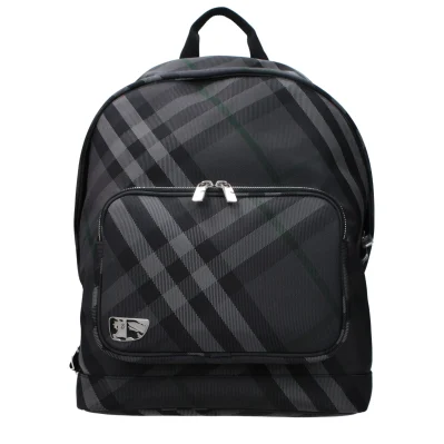 Gray Fabric Backpack