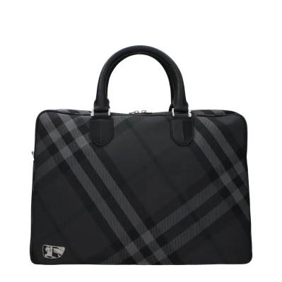 Gray Fabric Business &Amp; Laptop Bag