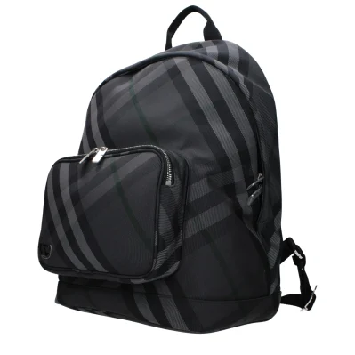 Gray Fabric Backpack