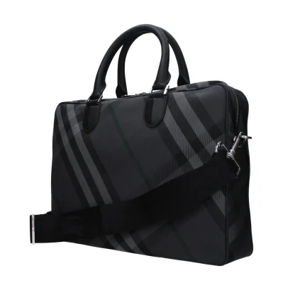 Gray Fabric Business &Amp; Laptop Bag