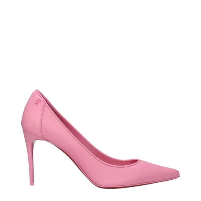 Pink Leather Broch