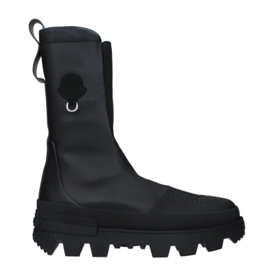 Black Leather Ankle