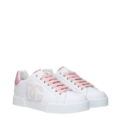 White Leather Sneakers