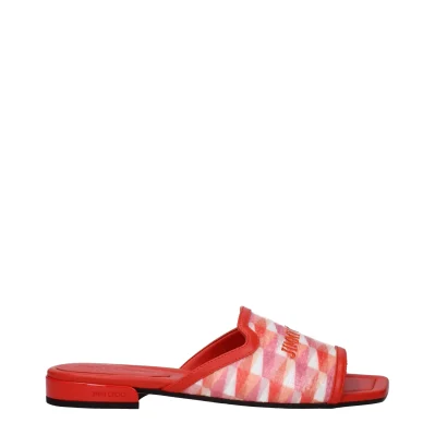 Orange Fabric Slipper