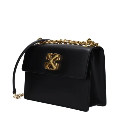 Black Leather Crossbody Bag